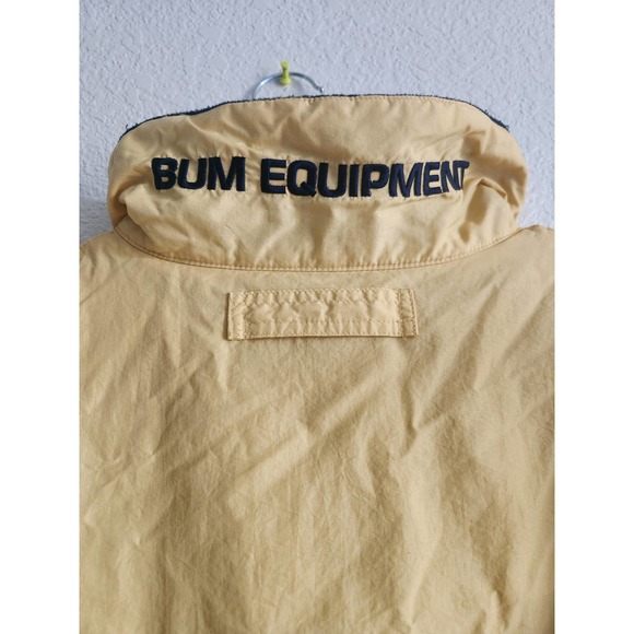 Y2k Vintage B.U.M Equipment Yellow Puffer Ski/Winter Jacket LG - Picture 4 of 13